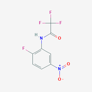 2-Fluoro-5-nitrobenzenamine, N-trifluoromethyl-