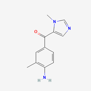 (4-Amino-3-methylphenyl)(1-methyl-1H-imidazol-5-yl)methanone