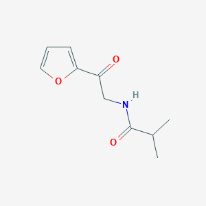N-[2-(Furan-2-yl)-2-oxoethyl]-2-methylpropanamide