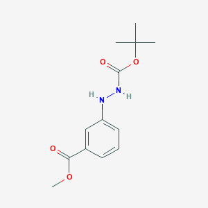 tert-Butyl 2-(3-(methoxycarbonyl)-phenyl)hydrazinecarboxylate