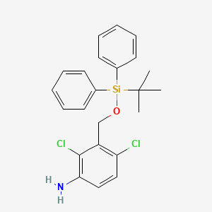 3-(Tert-butyldiphenylsilyloxymethyl)-2,4-dichloroaniline