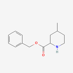 molecular formula C14H19NO2 B8656100 Benzyl 4-methylpiperidine-2-carboxylate 