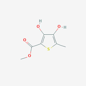molecular formula C7H8O4S B8656116 Methyl 3,4-dihydroxy-5-methyl-2-thiophenecarboxylate 