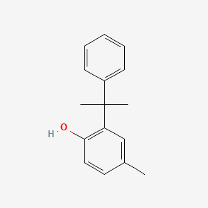 molecular formula C16H18O B8656125 2-Cumyl-4-methylphenol CAS No. 2675-76-5