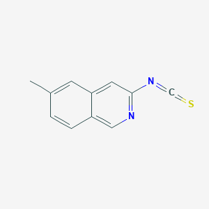 molecular formula C11H8N2S B8656138 3-Isothiocyanato-6-methylisoquinoline 
