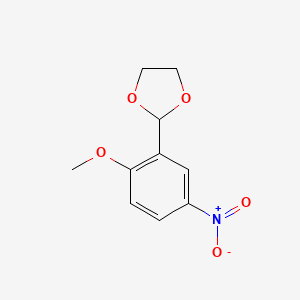2-(2-Methoxy-5-nitrophenyl)-1,3-dioxolane