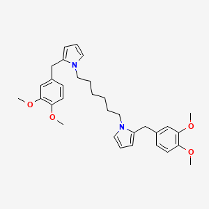 1,6-Bis[2-(3,4-dimethoxybenzyl)pyrrol-1-yl]hexane
