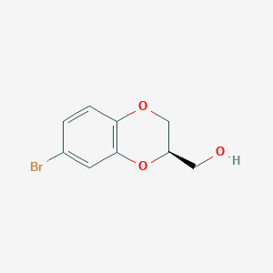 (R)-(7-Bromo-2,3-dihydrobenzo[b][1,4]dioxin-2-yl)methanol