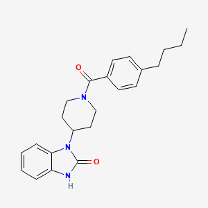 1-[1-(4-Butyl-benzoyl)-piperidin-4-yl]-1,3-dihydro-benzoimidazol-2-one