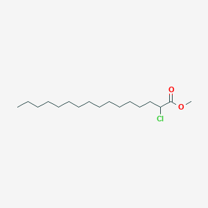 molecular formula C17H33ClO2 B8656210 Methyl 2-chlorohexadecanoate CAS No. 41753-98-4