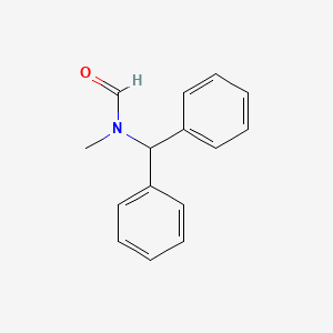 molecular formula C15H15NO B8656226 Formamide, N-(diphenylmethyl)-N-methyl- CAS No. 75700-33-3
