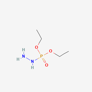 molecular formula C4H13N2O3P B8656241 Phosphorohydrazidic acid, diethyl ester CAS No. 56183-69-8