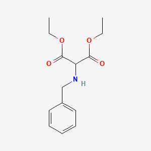 molecular formula C14H19NO4 B8656335 Diethyl 2-(benzylamino)malonate 