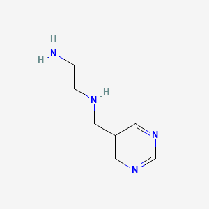 molecular formula C7H12N4 B8656357 N-(5-pyrimidinylmethyl)ethylenediamine 