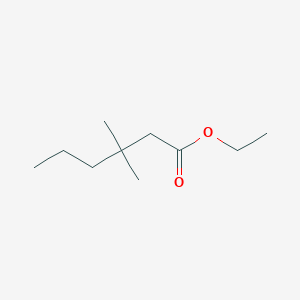 molecular formula C10H20O2 B8656399 Ethyl 3,3-dimethylhexanoate CAS No. 116169-12-1