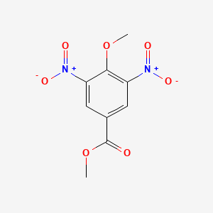 molecular formula C9H8N2O7 B8656452 Methyl 4-methoxy-3,5-dinitrobenzoate CAS No. 29544-89-6