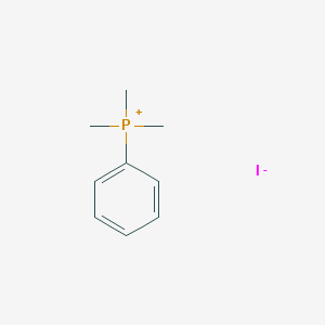 molecular formula C9H14IP B086565 Trimethylphenylphosphonium iodide CAS No. 1006-01-5