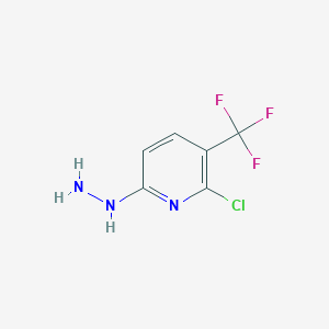 2-Chloro-6-hydrazinyl-3-(trifluoromethyl)pyridine