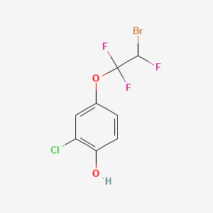 4-(2-Bromo-1,1,2-trifluoroethoxy)-2-chlorophenol