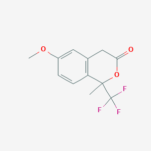 6-Methoxy-1-methyl-1-(trifluoromethyl)-1,4-dihydro-3H-2-benzopyran-3-one