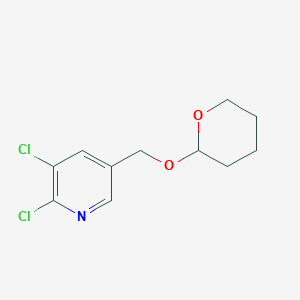2,3-dichloro-5-(((tetrahydro-2H-pyran-2-yl)oxy)methyl)pyridine