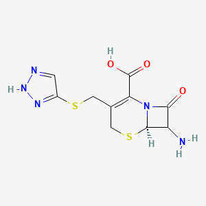 (6R,7R)-7-amino-8-oxo-3-(2H-triazol-4-ylsulfanylmethyl)-5-thia-1-azabicyclo[4.2.0]oct-2-ene-2-carboxylic acid