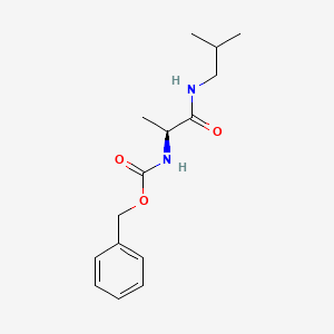 benzyl N-[(1S)-1-[(2-methylpropyl)carbamoyl]ethyl]carbamate