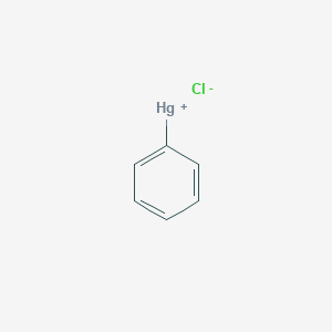 molecular formula C6H5ClHg B086567 Phenylmercuric chloride CAS No. 100-56-1