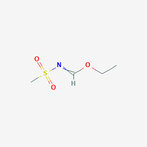 B8656771 Ethyl (methanesulfonyl)methanimidate CAS No. 67734-29-6