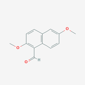 molecular formula C13H12O3 B8656854 2,6-Dimethoxy-1-naphthaldehyde 