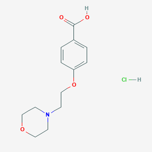 4-(2-Morpholin-4-ylethoxy)benzoic acid;hydrochloride