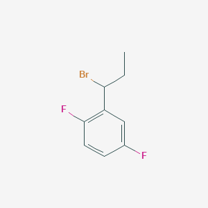 Rac-2-(1-bromo-propyl)-1,4-difluoro-benzene