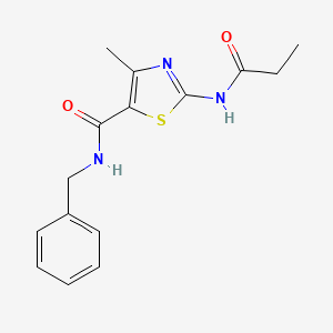 4-Methyl-2-propionylaminothiazole-5-carboxylic Acid Benzylamide