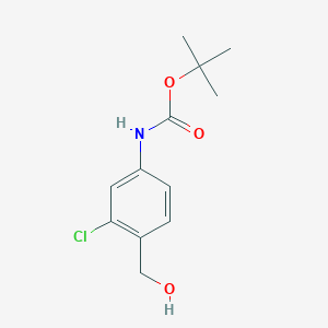 2-Chloro-4-(boc-amino)-benzylalcohol