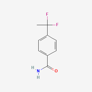 4-(1,1-Difluoroethyl)benzamide