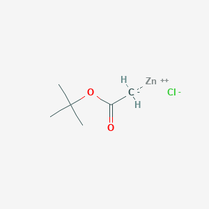 molecular formula C6H11ClO2Zn B8656958 2-(tert-Butoxy)-2-oxoethylzinc chloride 