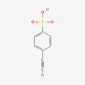 molecular formula C8H6O3S B8656971 4-Ethynylbenzenesulfonic acid 