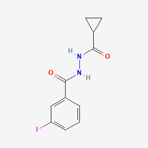 molecular formula C11H11IN2O2 B8656987 N'-Cyclopropanecarbonyl-3-iodobenzoic hydrazide 