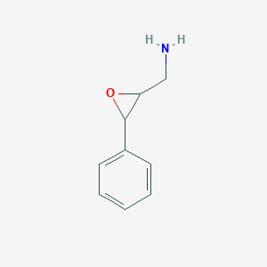 molecular formula C9H11NO B8657065 2-Oxiranemethanamine,3-phenyl- 