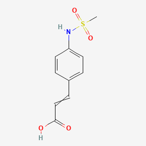 3-{4-[(Methylsulfonyl)amino]phenyl}acrylic acid