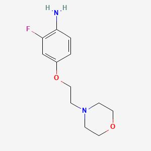 2-Fluoro-4-(2-morpholin-4-yl-ethoxy)aniline