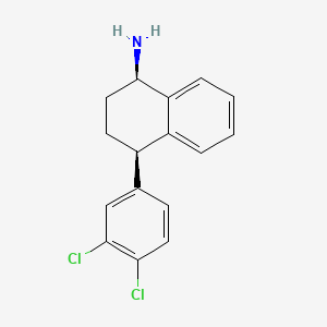 cis-4-(3,4-Dichlorophenyl)-1,2,3,4-tetrahydronaphthalen-1-amine