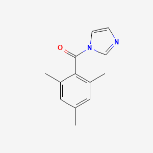 molecular formula C13H14N2O B8657517 (1H-Imidazol-1-yl)(mesityl)methanone CAS No. 81325-25-9