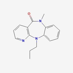 N6-Methyl-N11-propyl-6,11-dihydro-5H-pyrido(2,3-b)(1,5)benzodiazepin-5-one