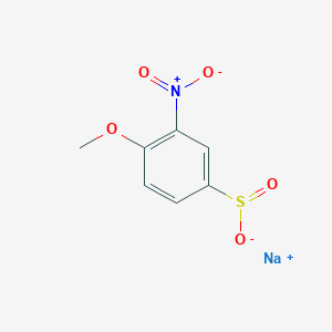 [(4-Methoxy-3-nitrophenyl)sulfonyl]sodium