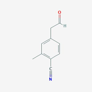 2-Methyl-4-(2-oxoethyl)benzonitrile