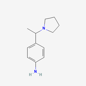 4-(1-Pyrrolidin-1-yl-ethyl)-phenylamine