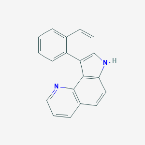 molecular formula C19H12N2 B086579 7H-Benzo(c)pyrido(2,3-g)carbazole CAS No. 194-62-7