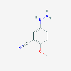 3-Cyano-4-methoxyphenylhydrazine