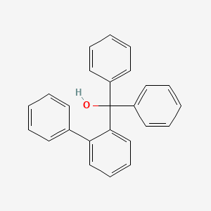 molecular formula C25H20O B8657958 Diphenyl-(2-phenylphenyl)methanol CAS No. 6326-62-1